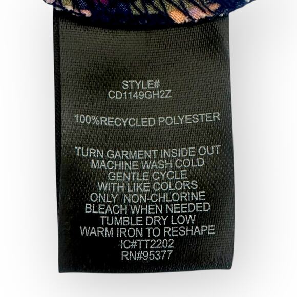 Sanctuary Stitch Fix Johanna Wrap Dress Size 2X NWT Navy Pink Multi Floral Print - Picture 9 of 12